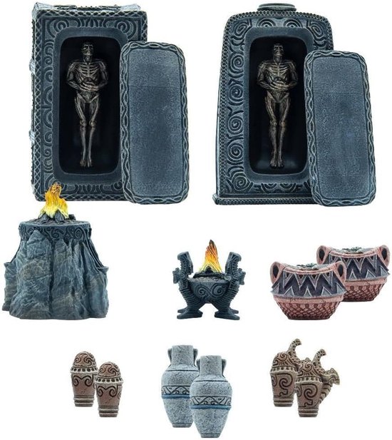 The Elder Scrolls: Call To Arms - Bleak Falls Barrow Tomb Scatter - Miniature Game - Ongeschilderd