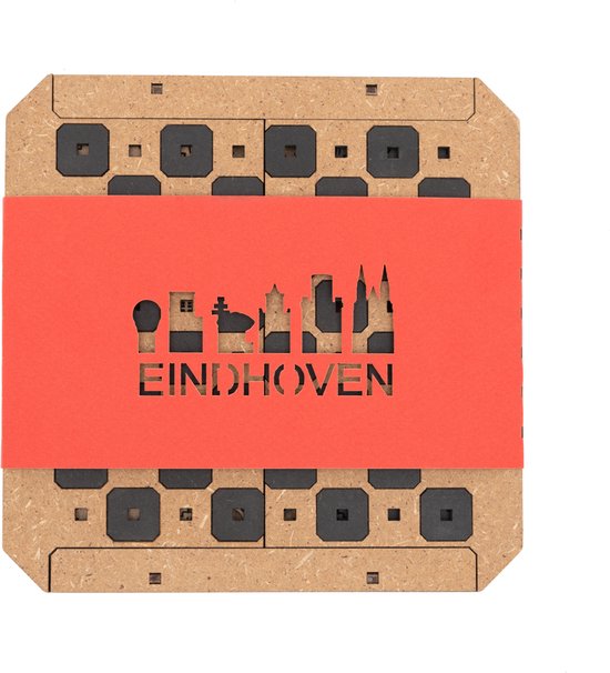 Meuq Design Eindhoven - Bord Spel - Schaakset - Cadeau - Spellen - CityChess