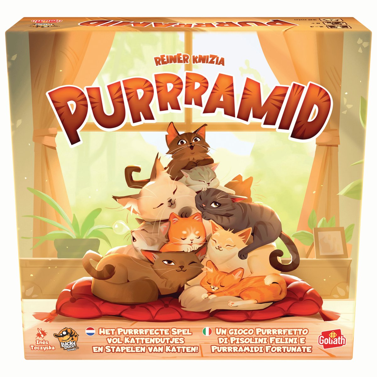 Purrramid - Familiespel - 2 tot 4 spelers - jaar