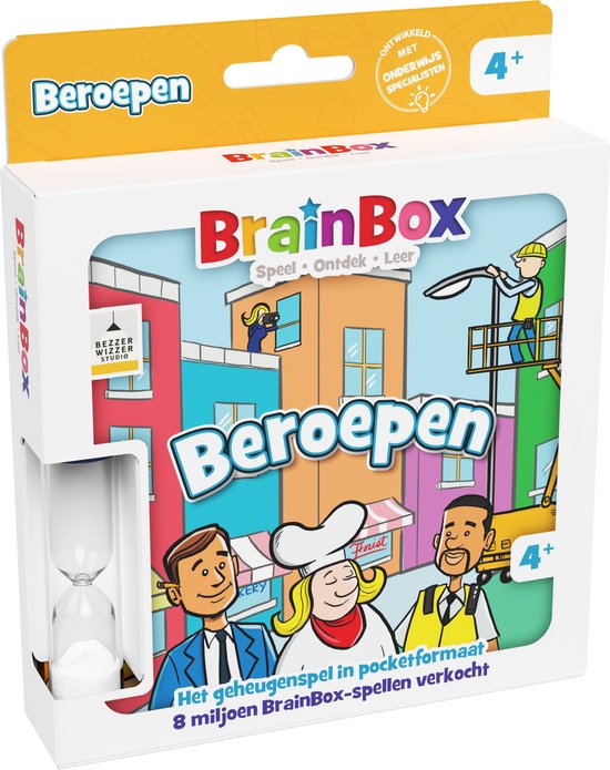 Brainbox Pocket Beroepen - Belgisch Kaartspel