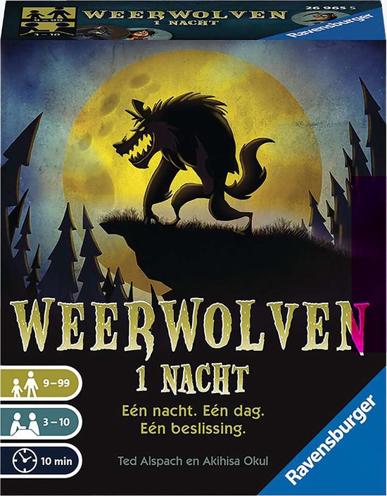Ravensburger Weerwolven 1 Nacht | Het Klassieke Weerwolvenspel | Spelers