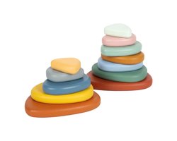 Small Foot - Houten Montessori River Rocks Evenwichtsspel FSC