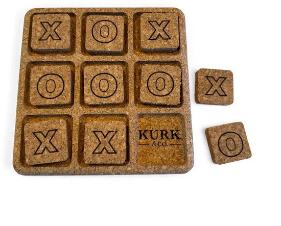 Boter Kaas en Eieren| spel | kurk