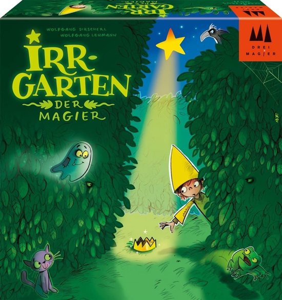 Drei Magier® - Drie Magiers Spellen - Irrgarten der Magier (Magisch Doolhof) - Coöperatief kinderspel met 3D-speelbord en magneetmechanisme - jaar - 2-4 spelers