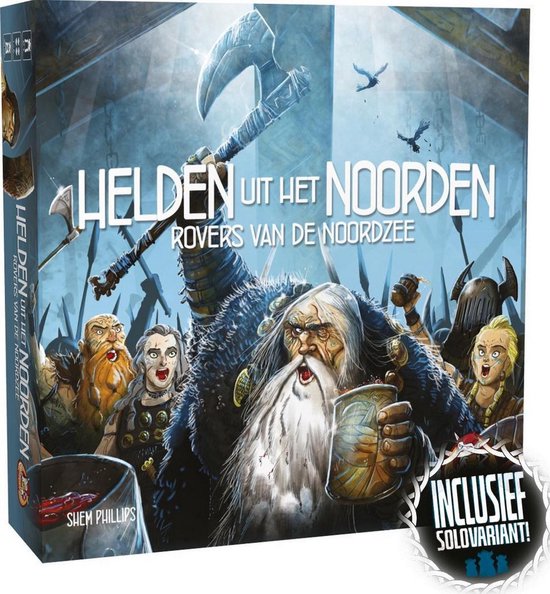 White Goblin Games - Rovers van de Noordzee: Helden uit het Noorden - expertspel - 1 tot 6 spelers - 90 minuten - jaar