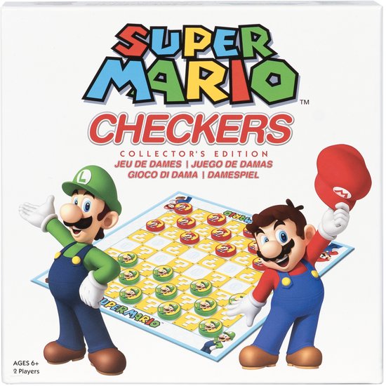 Super Mario Checkers - Damspel - Denkspel - Strategiespel