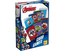 Lisciani avengers card games in display