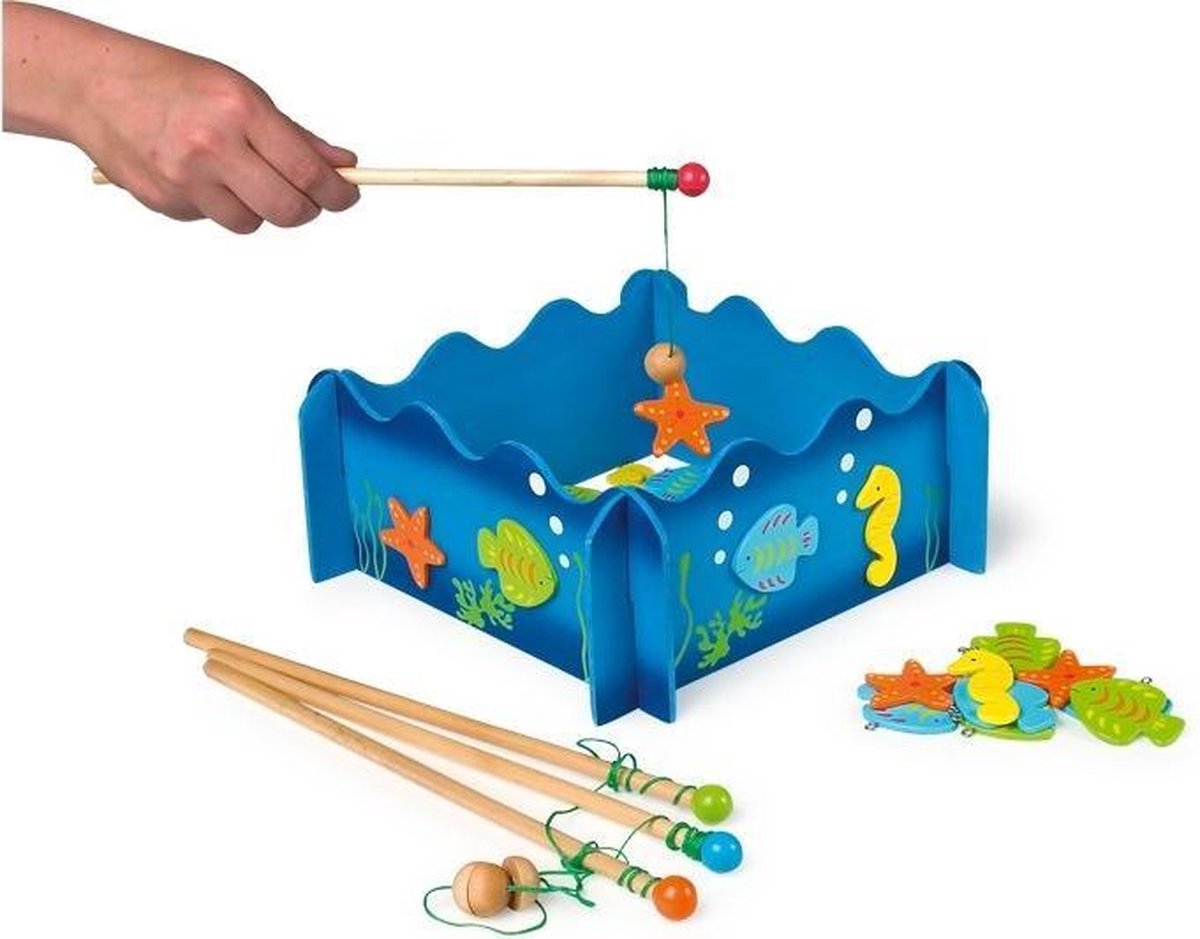 Small Foot - Jeu de pêche en bois Océan