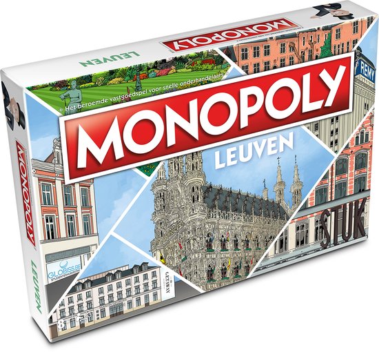 Monopoly Leuven - Familiespel - 2 tot 6 spelers