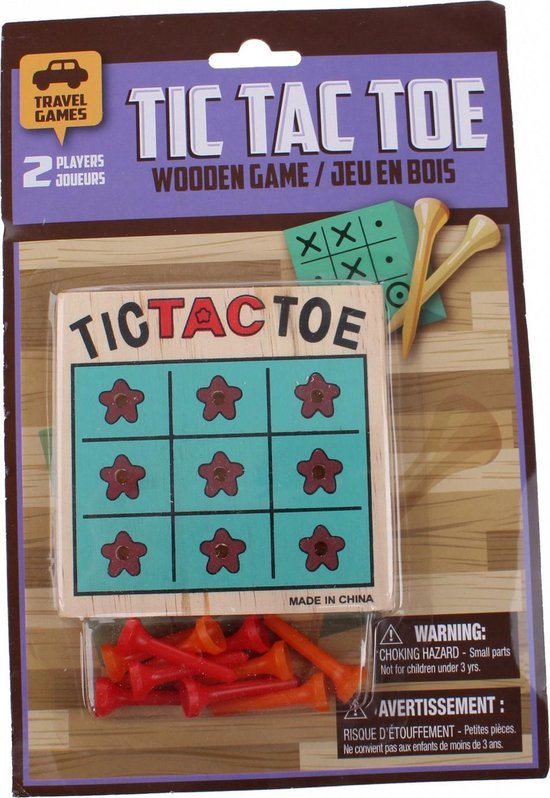 Vier op één rij Reisspel - Tic Tac Toe Game