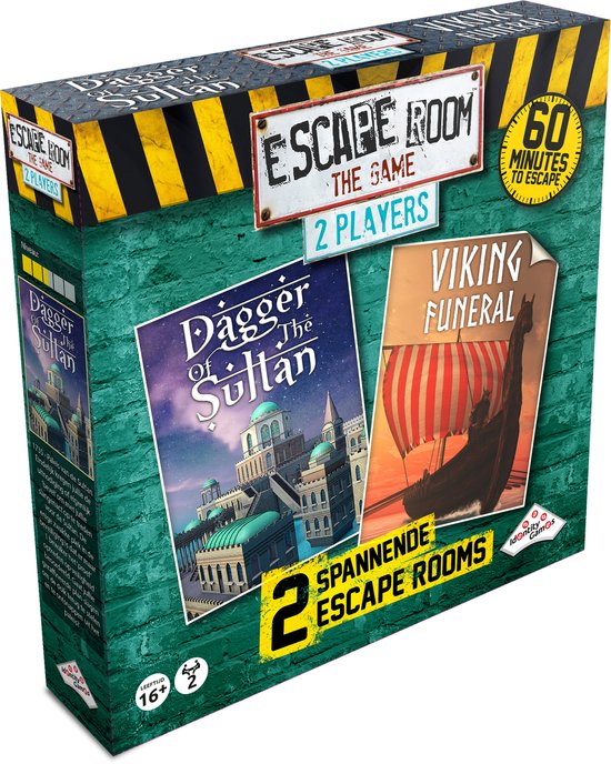 Escape Room The Game spelers (Dagger of the Sultan & Viking Funeral) - Breinbreker