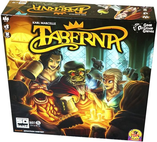 SnelShoppen - Bordspel Tavern, strategisch en tactisch spel -4 spelers, perfect voor feestjes, gezinnen en spelletjesavonden, vernieuwde Shogi e