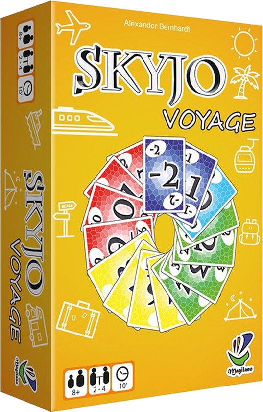 SKYJO VOYAGE - MAGILANO - GERONIMO GAMES - KAARTSPEL - REISPEL - JAAR OUD