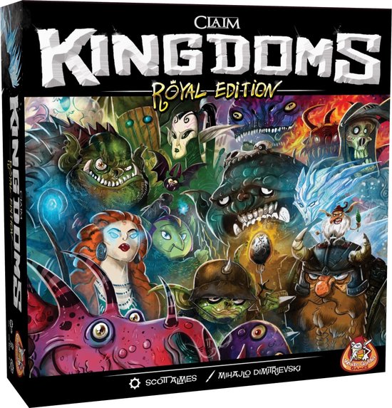 White Goblin Games - Claim Kingdoms Royal Edition - expertspel - 2 tot 4 spelers - 25 minuten - jaar