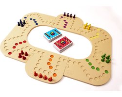Keezbord Keezenspel - Kunststof bordspel voor 4 tot 6 personen