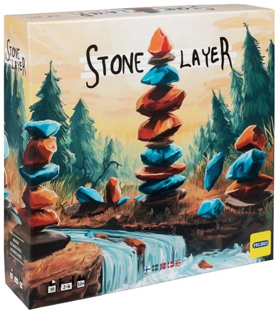 HOT Exclusive bordspel Stone Layer - familiespel -4 spelers.