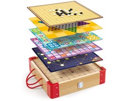 Hape klassieke spellen collectie 22-in-1 gezelschapsspellen set.