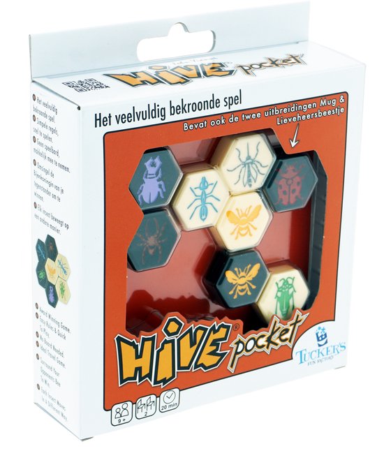 Hive reisspel Pocketspel - Incl. uitbreidingen "Mug" en "Lieveheersbeestje"