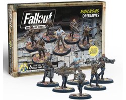 Fallout: Wasteland Warfare - Railroad: Operatives - Uitbreiding - Modiphius Entertainment - Ongeschilderd