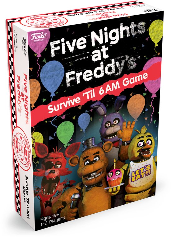 Funko Games Five Nights at Freddy's - Survive 'Til 6AM Game - Bordspel - Coöperatief spel