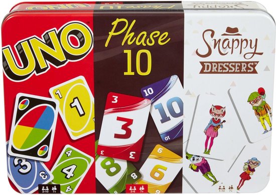 Uno, Phase 10 en Snappy Dressers Bundel