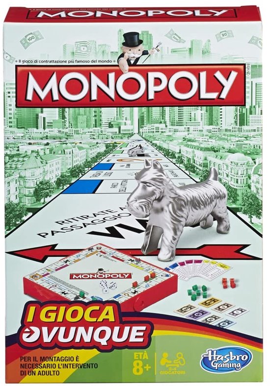 Solidchoice - Monopoly Reiseditie -6 Spelers