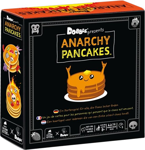 Zygomatic Dobble Anarchy Pancakes - Kaartspel met pannenkoeken
