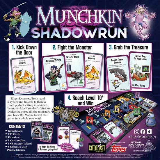 Munchkin: Shadowrun - Bordspel - Engels - Steve Jackson Games