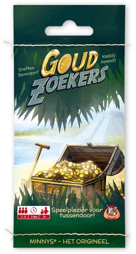 White Goblin Games - Minnys: Goudzoekers - familiespel - 2 tot 4 spelers - 10 minuten - jaar