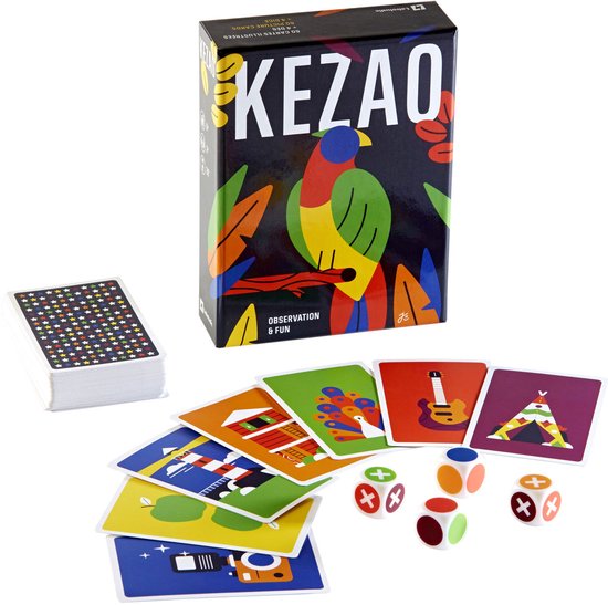 KiwiZou Jeu de cartes Kezao