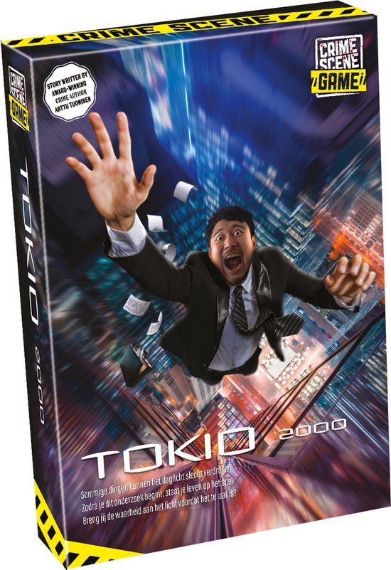 Tactic Crime Scene Tokyo 2000 – Bordspel – Misdaadspel – Complex Stadsdrama in Japan – Diepgaand Onderzoek en Deductie – Crime Scene Serie – Game Storm Studio – 1 of Meer Spelers – Jaar