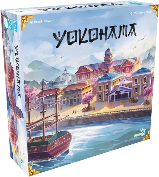 SnelShoppen - Jeu de société Yokohama ELZNIR GAMES - Jeu de stratégie - Pour 2 à 4 joueurs - Dès 14 ans - Gris - Idéal pour les soirées jeux et entre amis