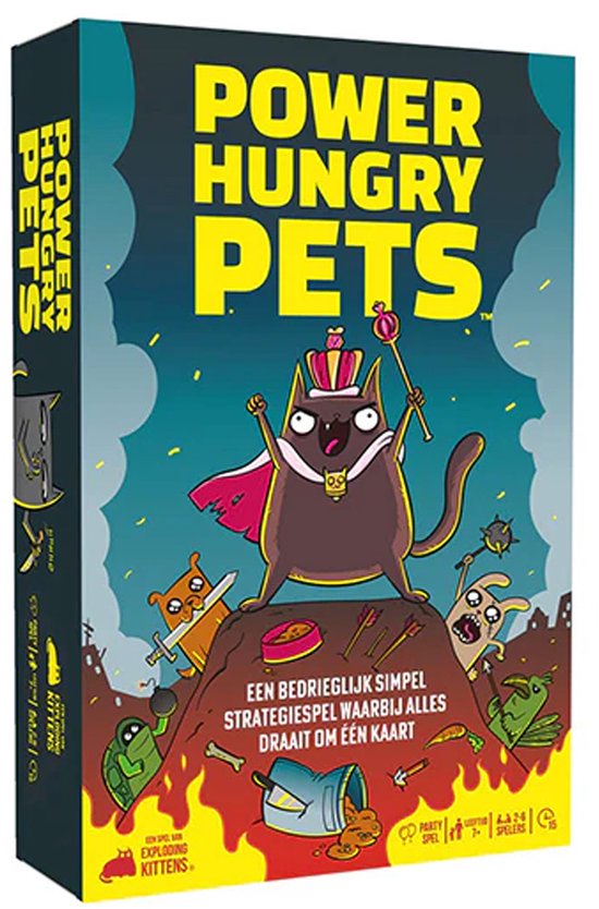 Power Hungry Pets - Nederlandstalig Kaartspel - Partyspel