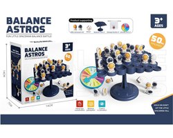 Balance Astros Balansspel – Astronauten Behendigheidsspel met 50 Spaceman Figuren – Familiespel met Dobbelsteen, Draaischijf en Balansboom – Educatief Tafelspel voor Kinderen – Vanaf 6 Jaar