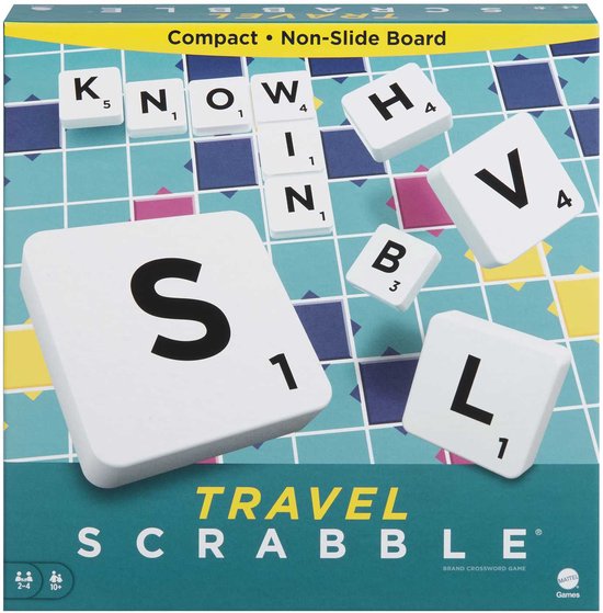 Mattel Games Scrabble Travel - Belgische editie