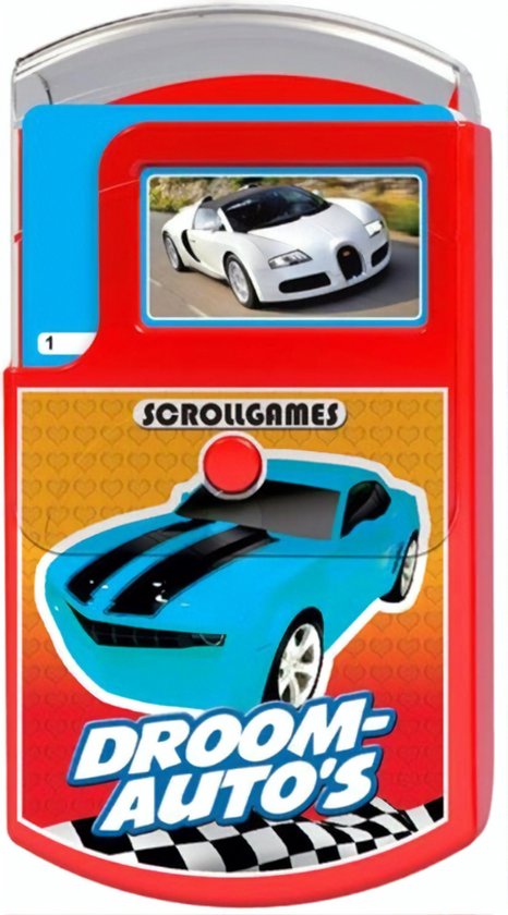 Nova Carta Jeu de quiz Voitures de rêve - Scrollgame pour 1-6 joueurs - Dès 6 ans