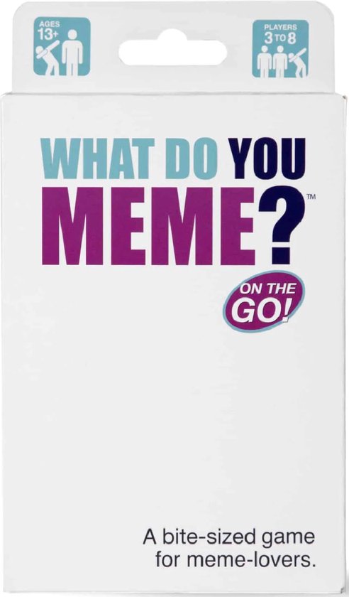 What Do You Meme Reis Editie - 3 tot 8 spelers - jaar - Belgisch