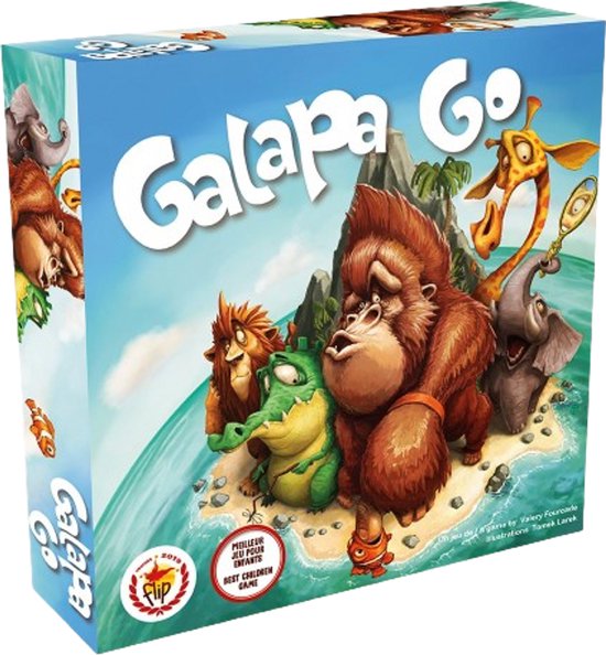 GALAPAGO - Geronimo Games - MJ Games - rapidité - jeu de cartes - dès 6 ans - De 2 à 8 joueurs
