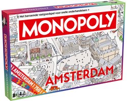 Monopoly Amsterdam 750 Jaar- Gelimiteerde spelregels