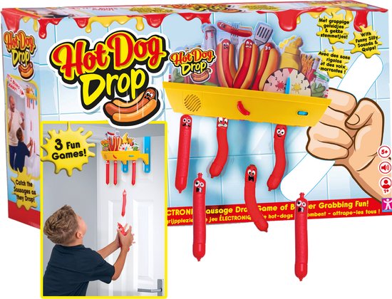 Jeu Hot Dog Drop - Attrapez les saucisses qui tombent - Jeu d'action amusant pour toute la famille