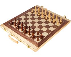Small Foot - Houten Schaakspel en Backgammon