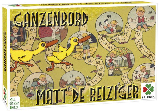 Tactic Spellen van Toen: Matt de Reiziger / Ganzenbord – Bordspel – Familiespel – jaar – 2-6 spelers