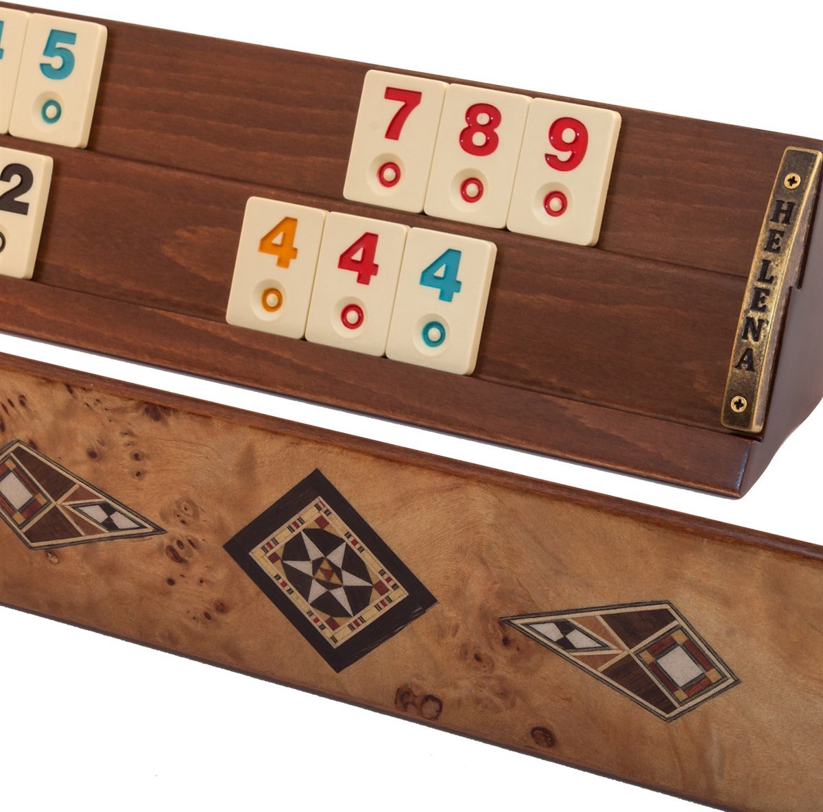 Jeu Rummy artisanal Set de - Sac inclus - Rummi - Jeu de société - Okey Takimi - Okey - 100% Bois