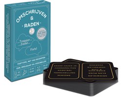Omschrijven & Raden #3 - Kaartspel - 30 seconden tijdlimiet per 5 begrippen / totaal 1080 Nederlandse begrippen - pocketformaat raadspel / partyspel - 4-12 spelers (grote groepen)
