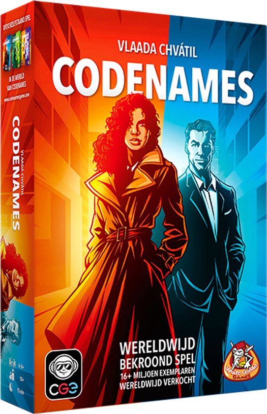 White Goblin Games - Codenames - Partyspel - 4 tot 8 spelers - jaar - 15 minuten - Hit in binnen- en buitenland