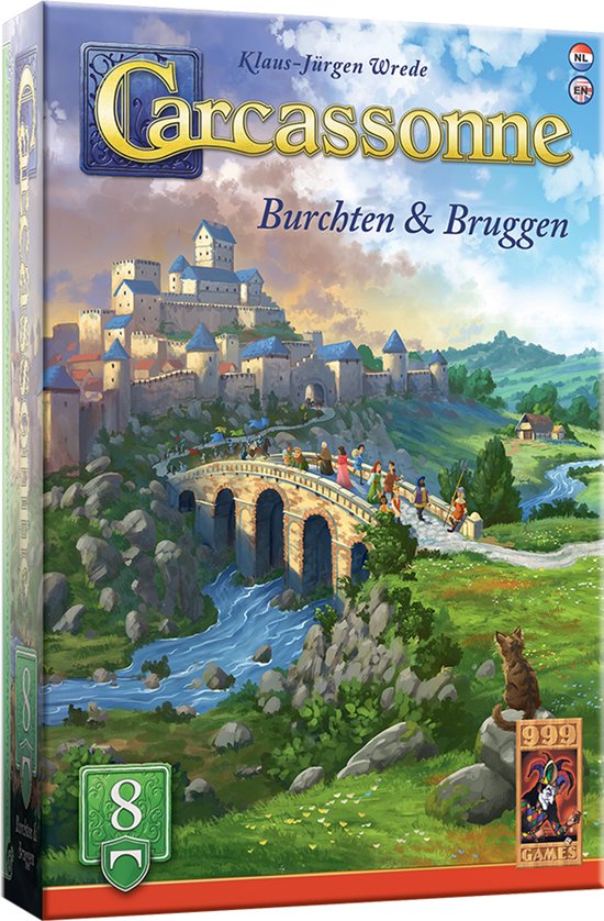 999 Games - Carcassonne: Burchten & Bruggen - Extension 8 - Nouvelle Version - NL - EN