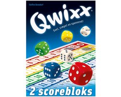 White Goblin Games - Qwixx Bloks (extra scorebloks) - Dobbelspel - 2 tot 5 spelers - Voor de hele familie - uitbreiding - Extra scoreblokken met nieuwe uitdagingen