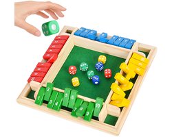 Omgoods - Shut The Box Spel voor 4 Spelers, Houten Bordspel