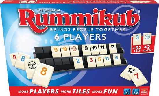 Goliath Rummikub The Original geschikt voor 6 Spelers - Bordspel - Gezelschapsspel