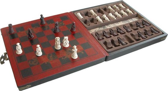 Jeu d'échecs Terracotta Army - Mini Noir